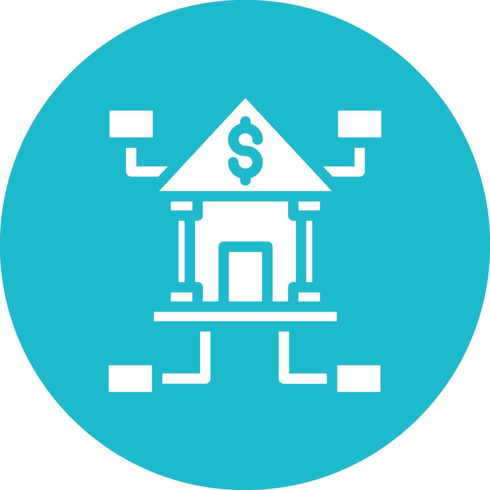 Banking Network Vector Icon