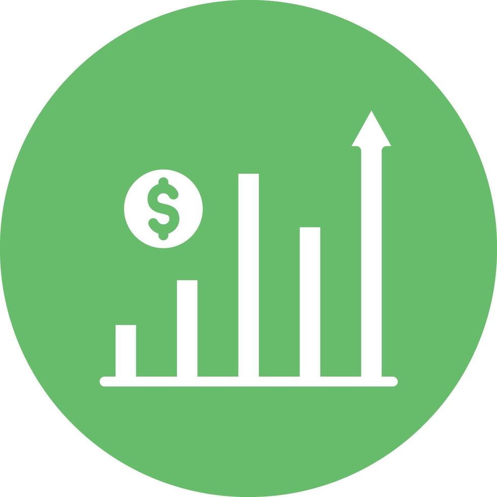 Growth Graph Vector Icon