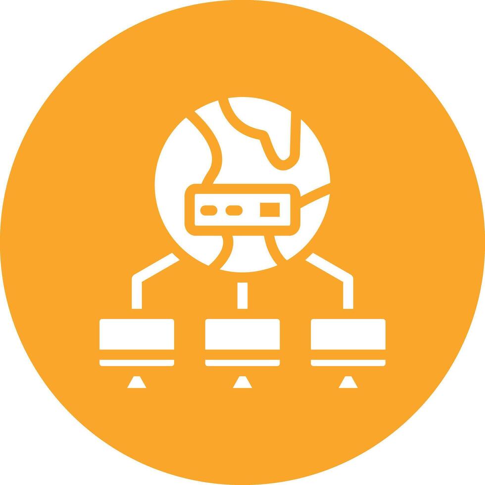 Computer Networking Vector Icon