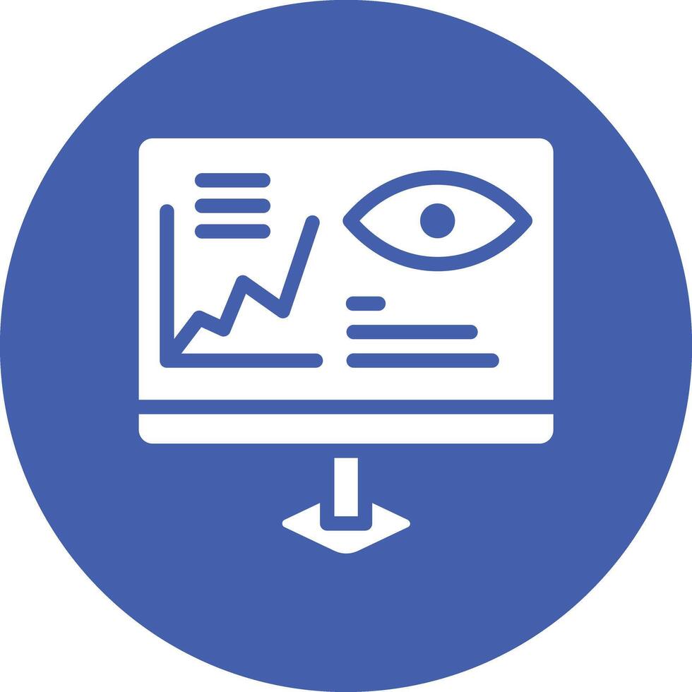 Monitoring Analytics Vector Icon