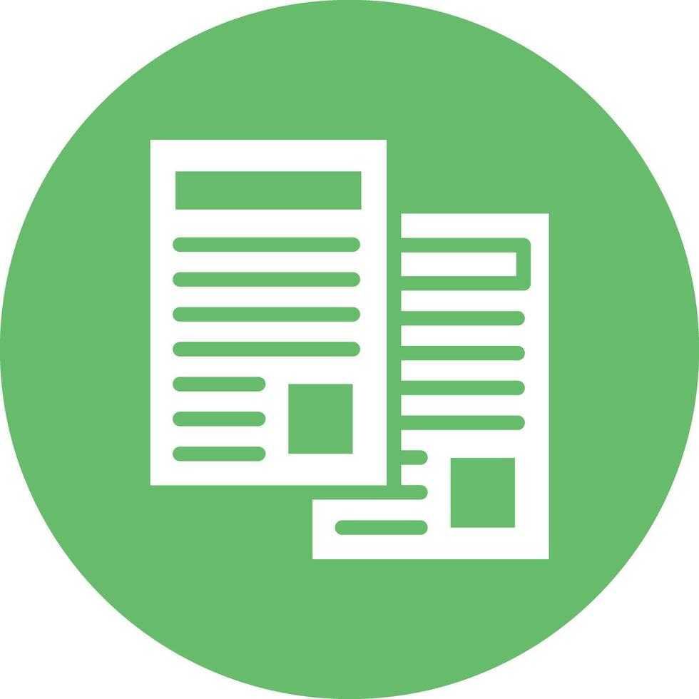Duplicate Documents Vector Icon