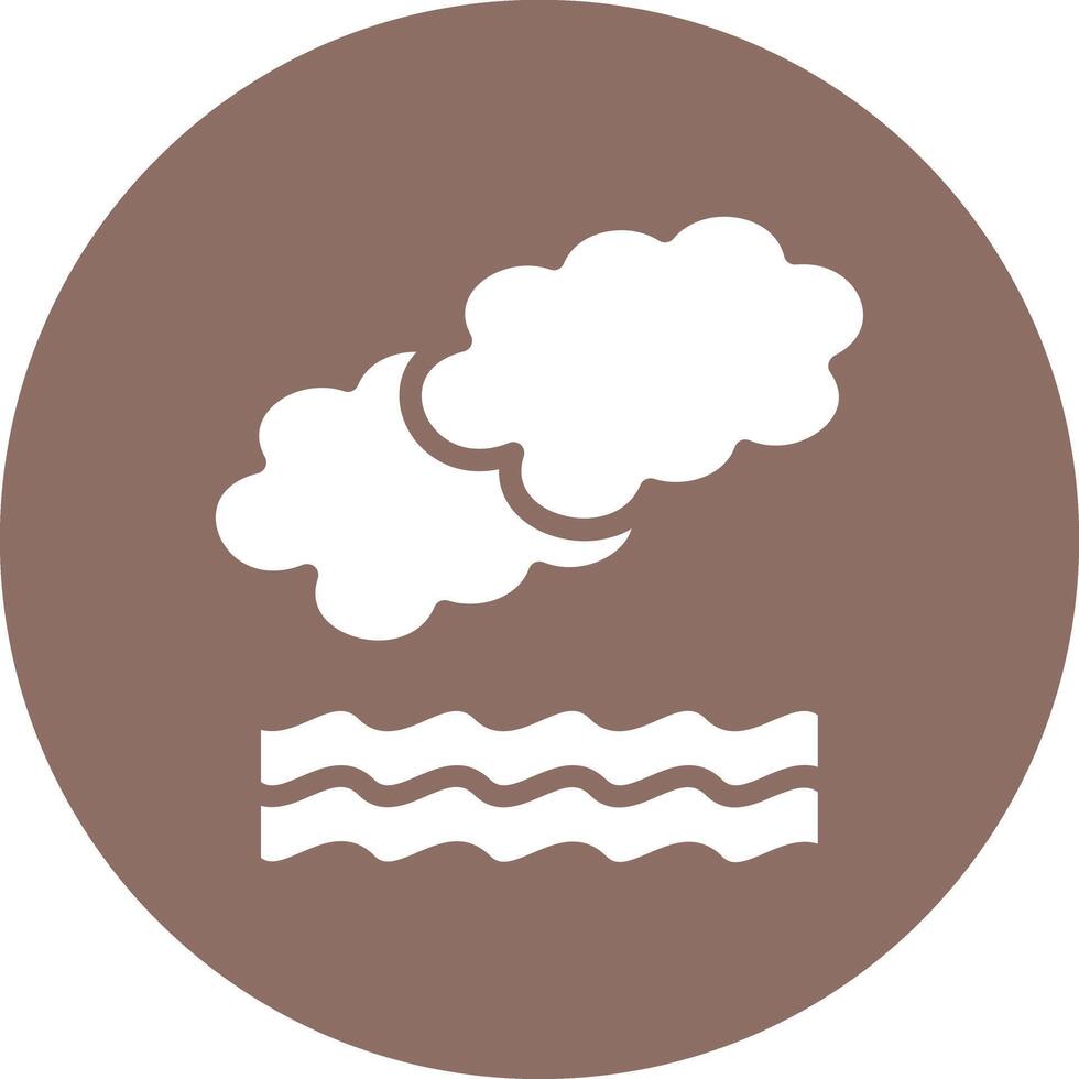 icono de vector de niebla