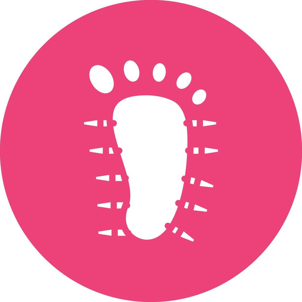 Foot Acupuncture Vector Icon
