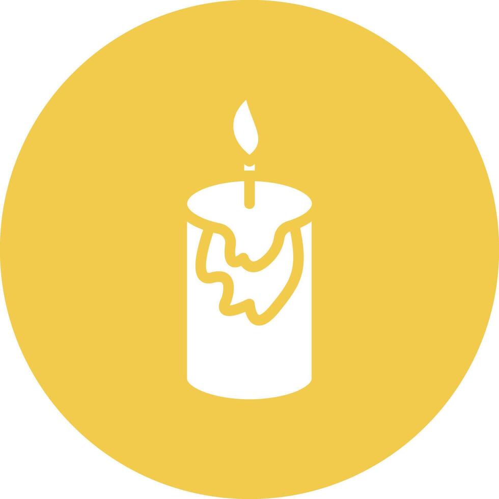 Spa Candle Vector Icon