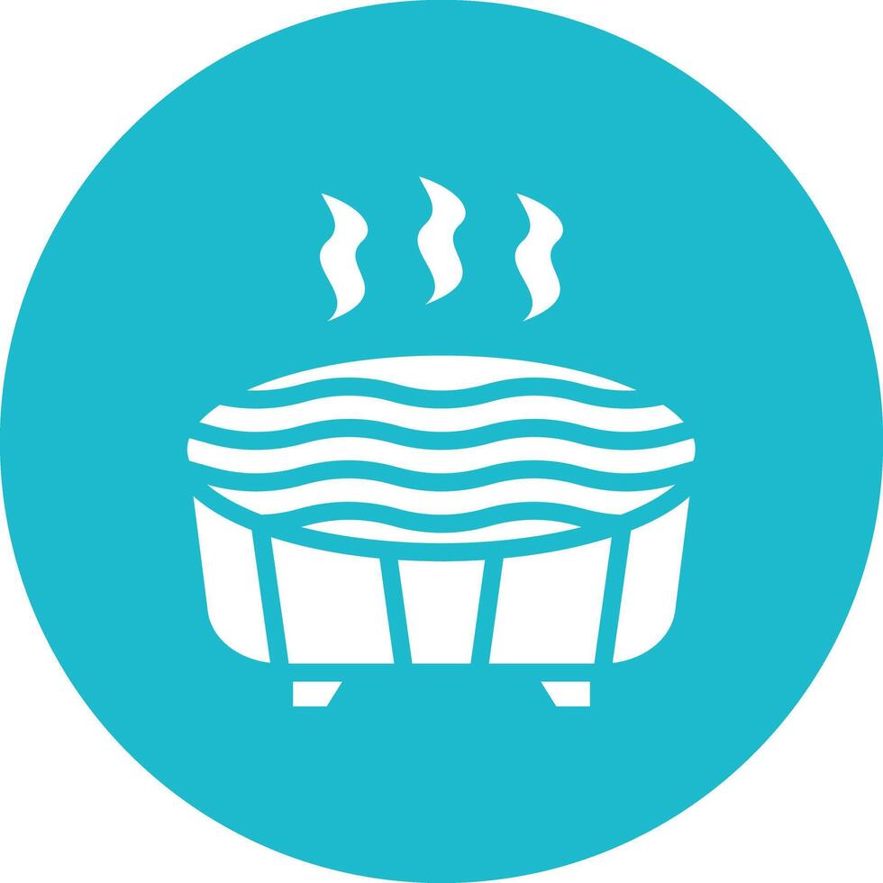 Hot Tub Vector Icon