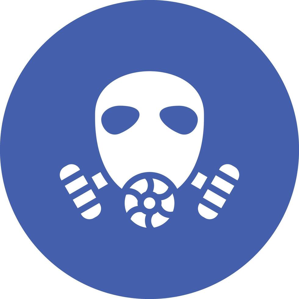 Gas Mask Vector Icon