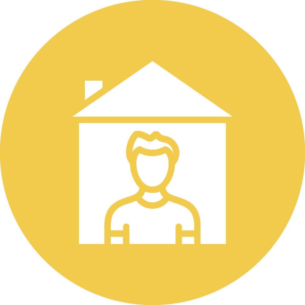 Stay Home Vector Icon
