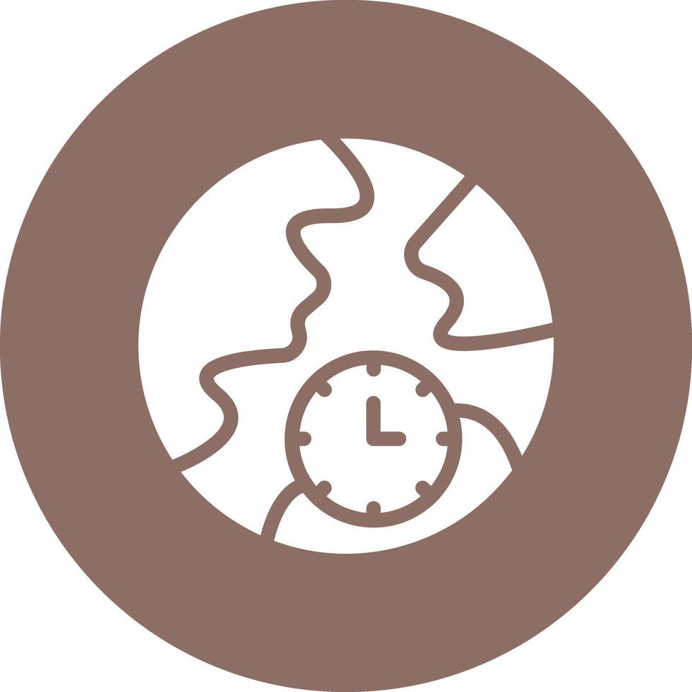 Time Zone Vector Icon