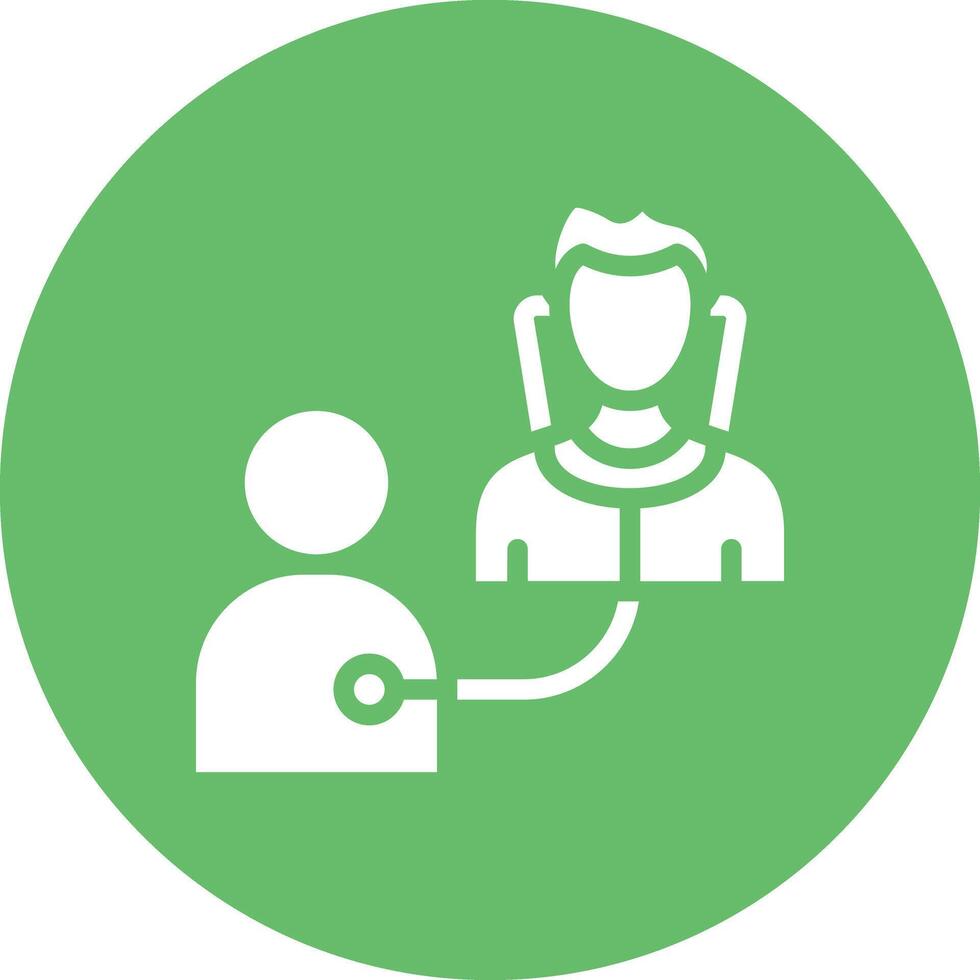 Patient Examination Vector Icon