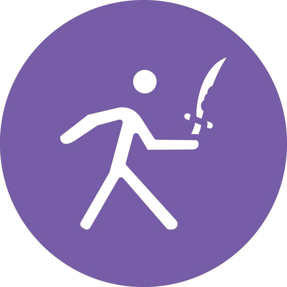 Sword Fighting Vector Icon