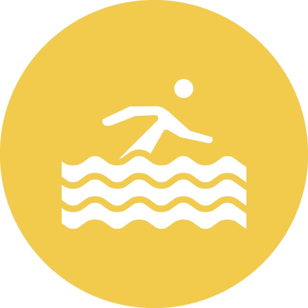 Swimming Person Vector Icon