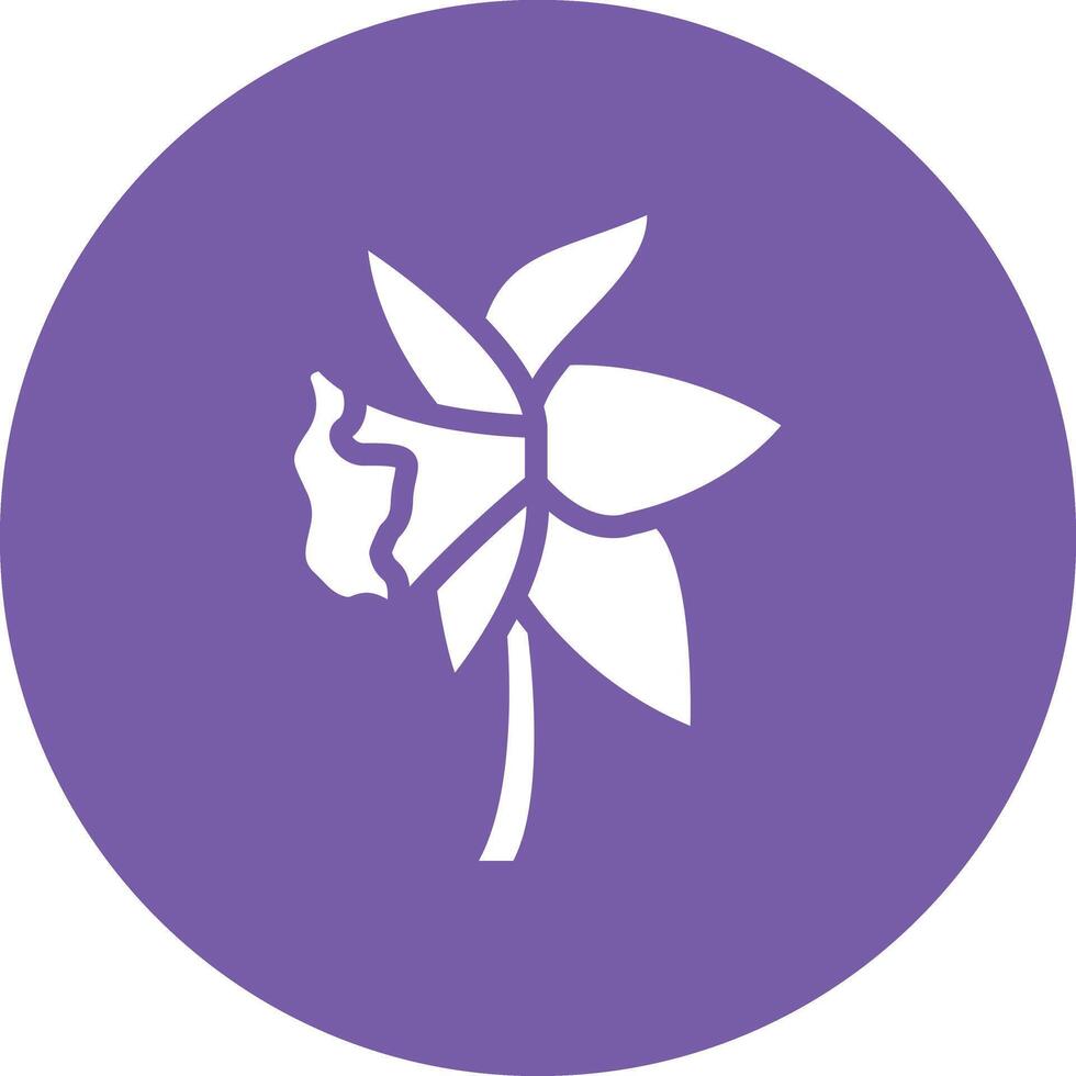 Daffodil Vector Icon
