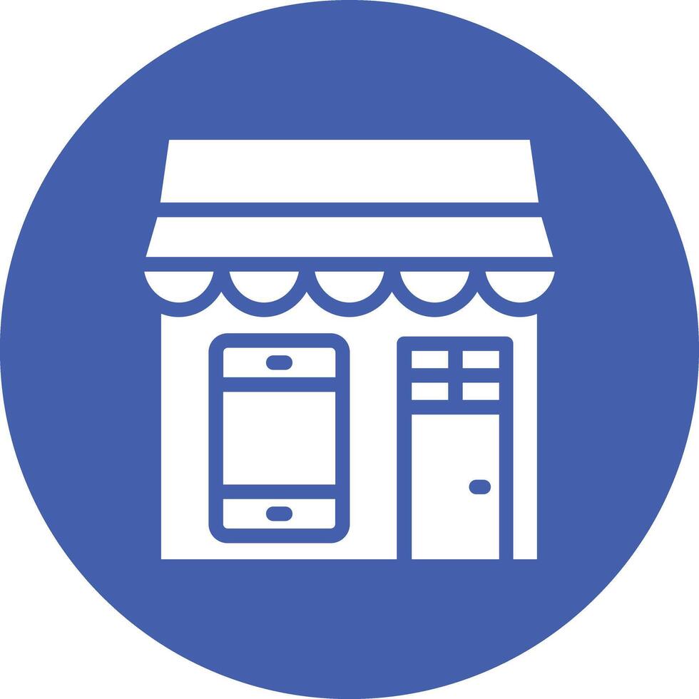 Mobile Shop Vector Icon