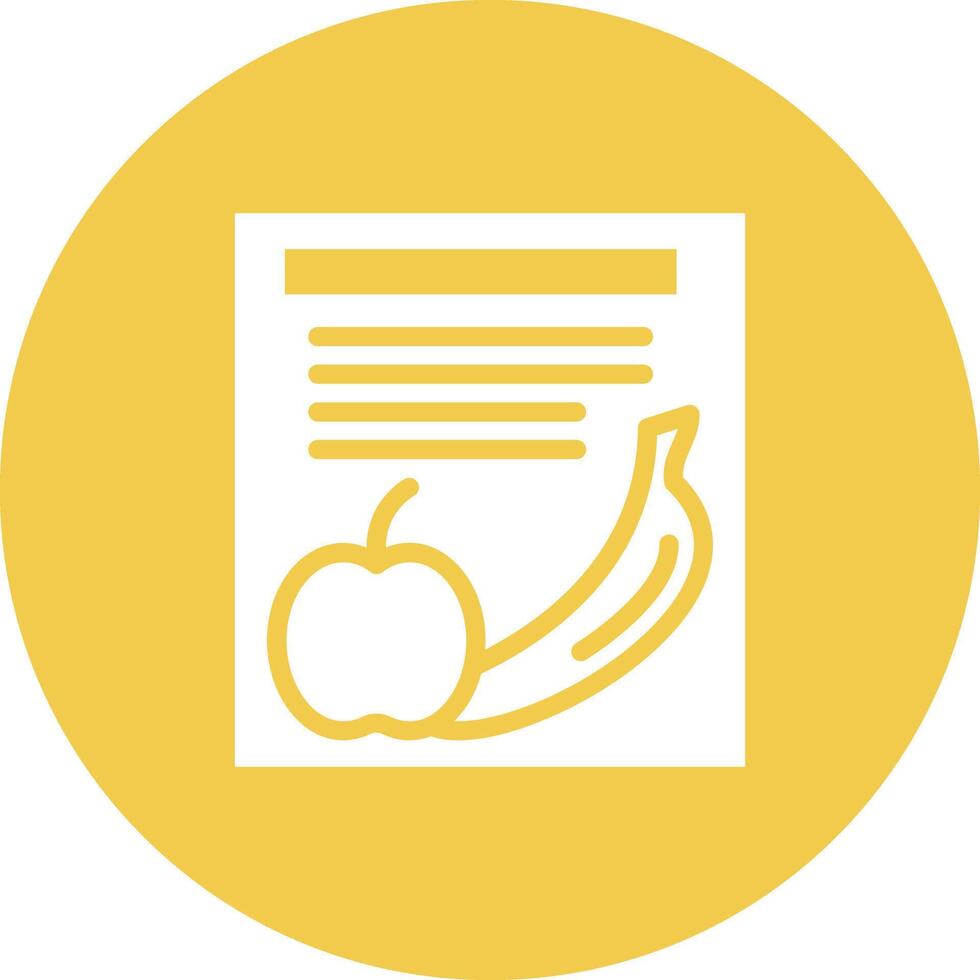 Dietary Food Vector Icon