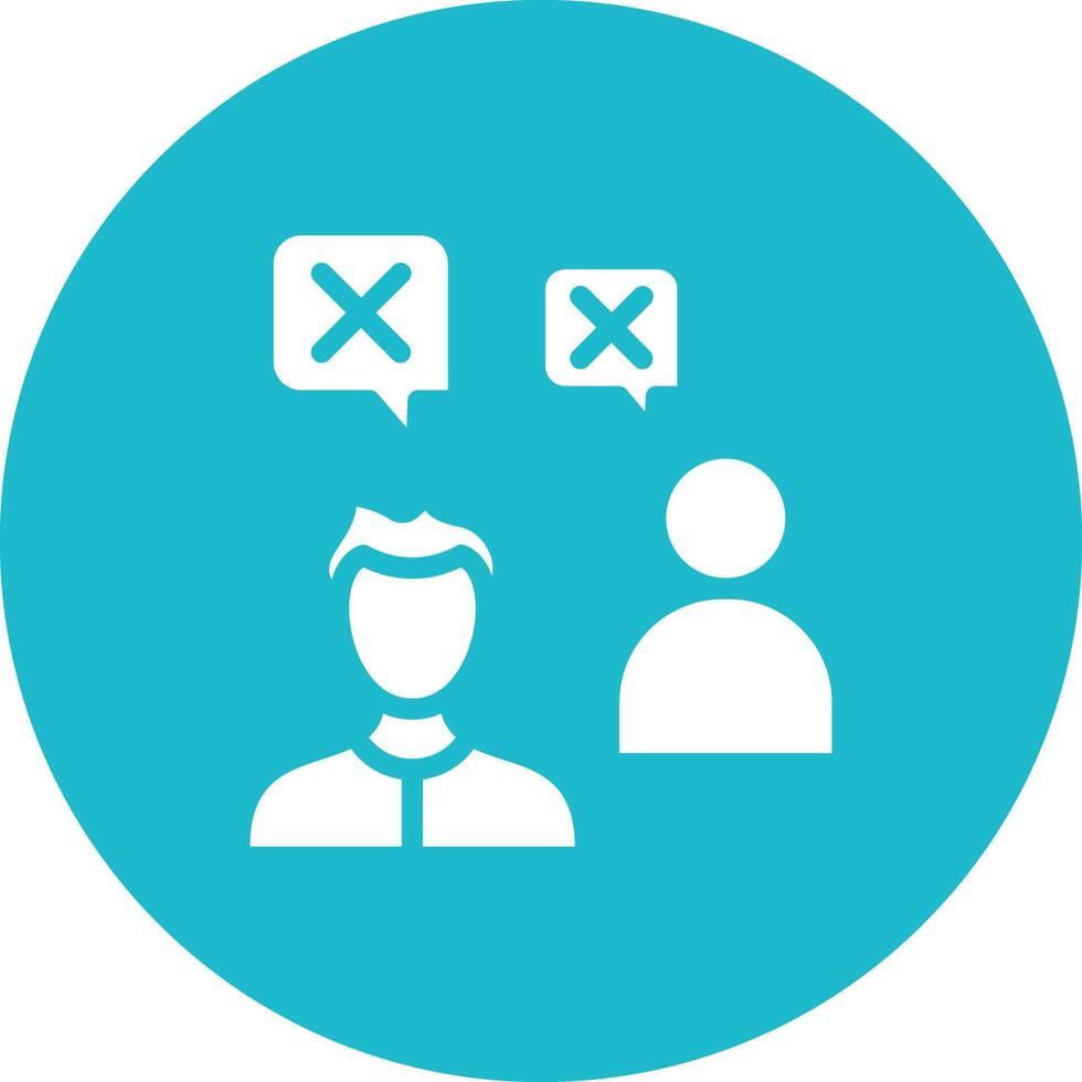 People Disagree Vector Icon