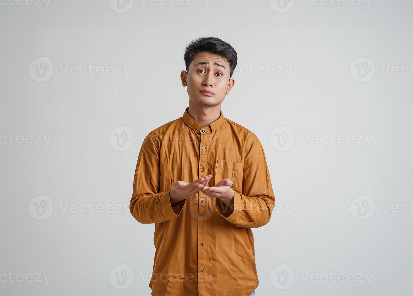 AI generated Young Asian Muslim Man's Ramadan Portrait photo