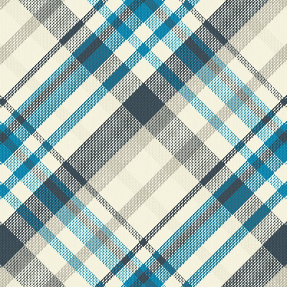 Tartan plaid pattern with texture and summer color. vector