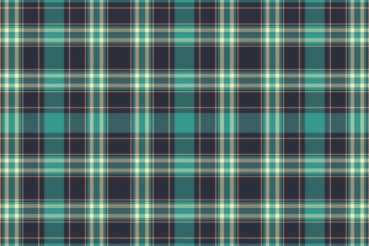 Tartan plaid pattern with texture and summer color. vector