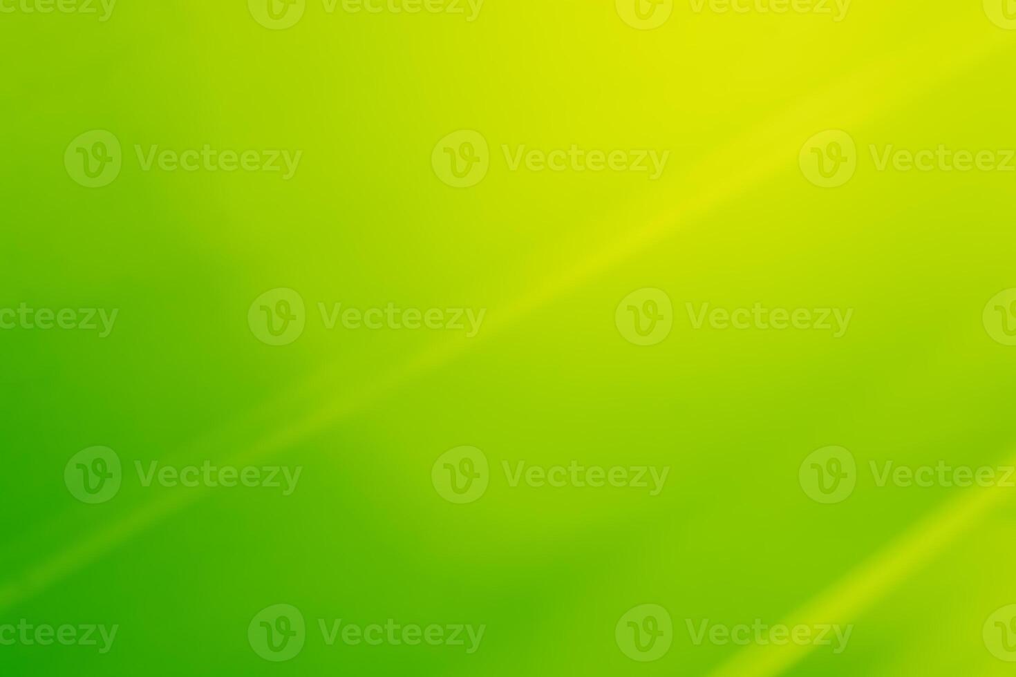 Abstract horizontal spring green background with rays and gradient, light and defocused lights. Bright holiday banner. Design element. Copy space. photo