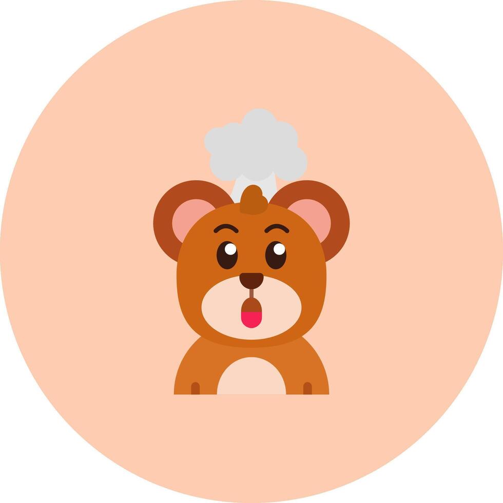 Exploding Flat Circle Icon vector