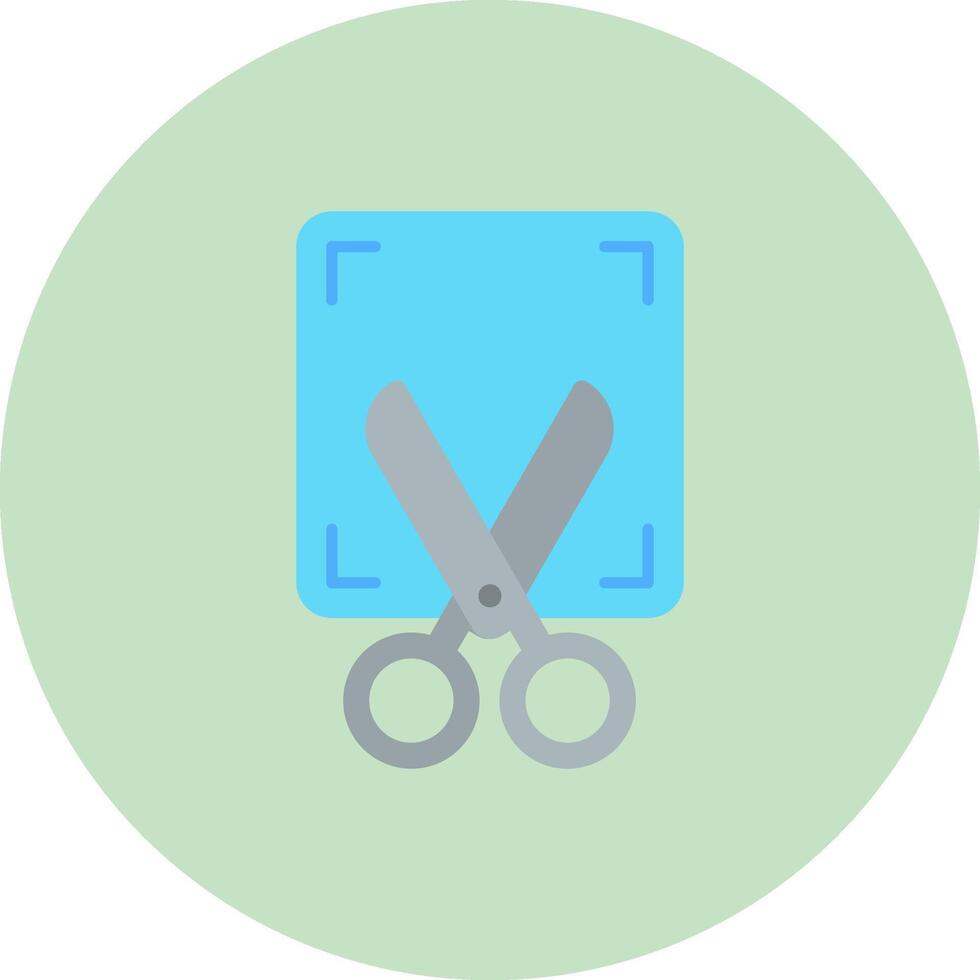 Screenshot Flat Circle Icon vector