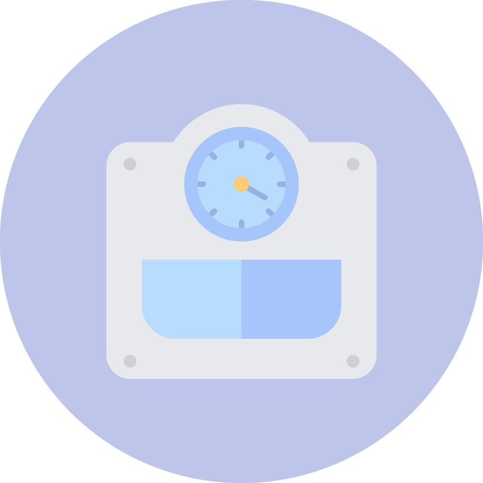 Weight Flat Circle Icon vector