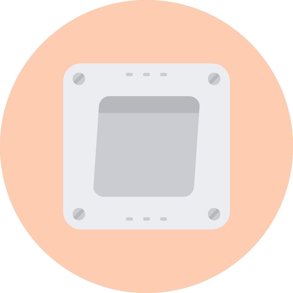 Swtich Flat Circle Icon vector