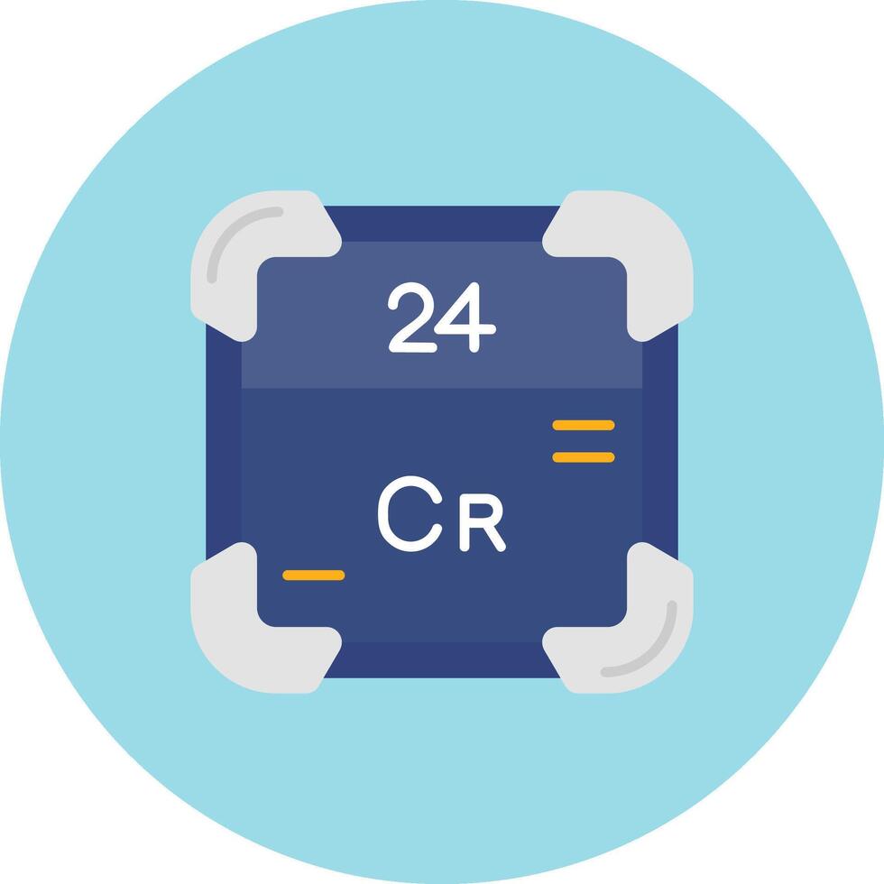 Chromium Flat Circle Icon vector