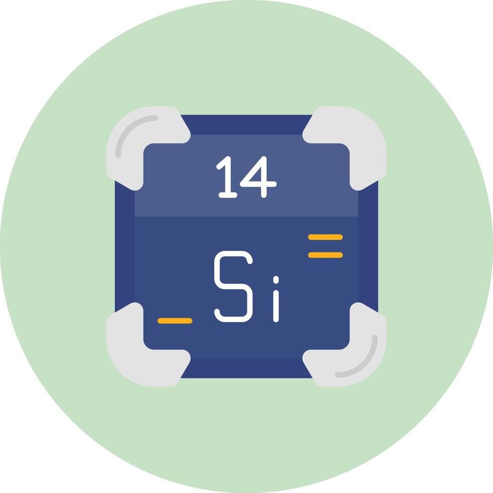 SilFlat Circle Icon Flat Circle Icon vector
