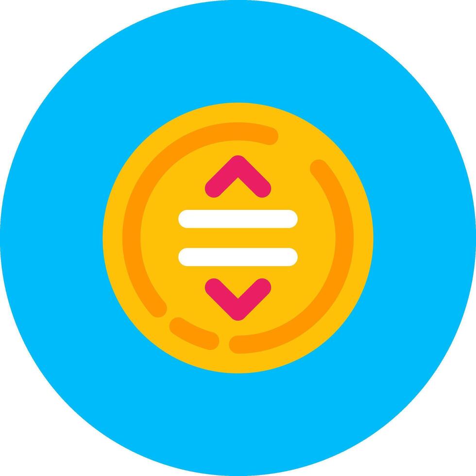 Drag Flat Circle Icon vector