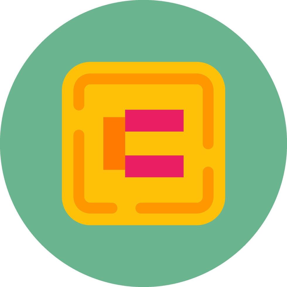 Adjustable Flat Circle Icon vector