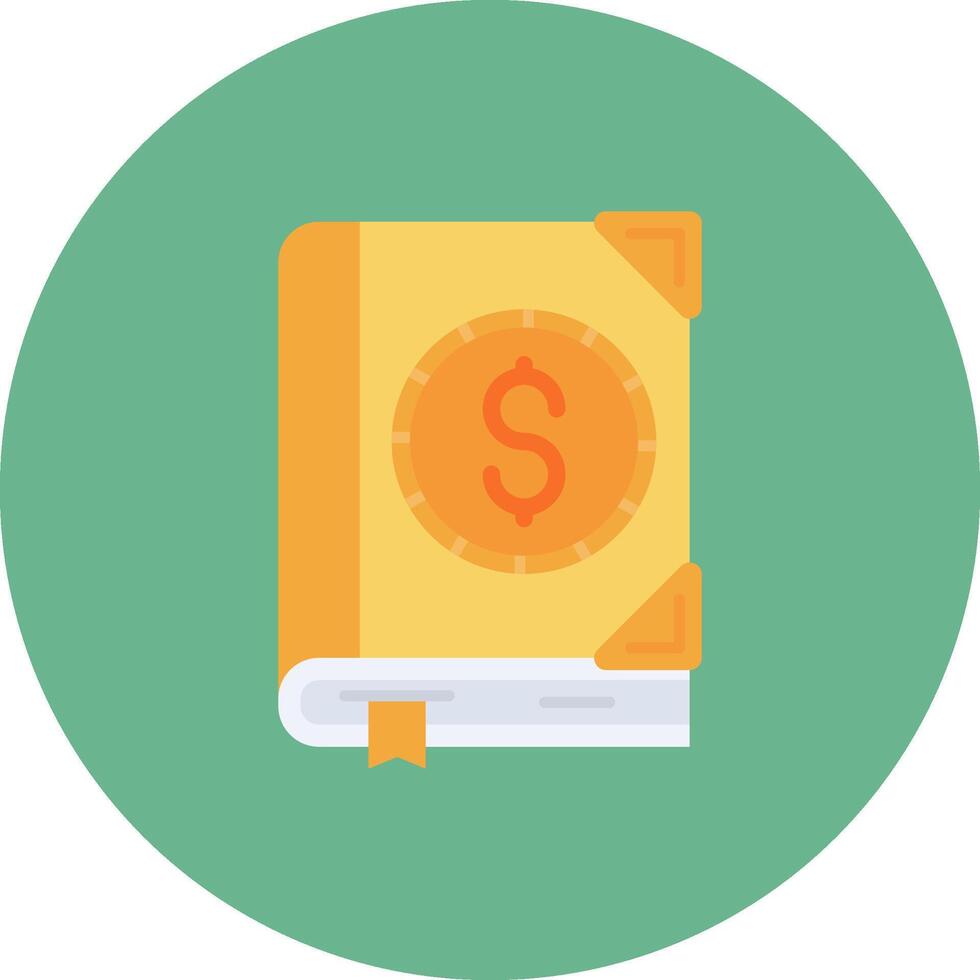 Currency Flat Circle Icon vector