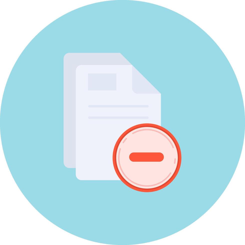Close Flat Circle Icon vector