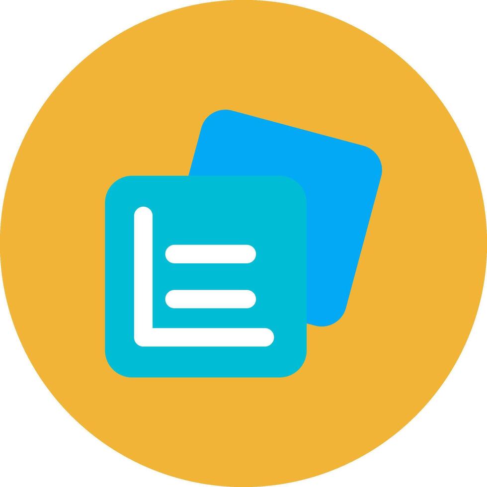 Grid rules Flat Circle Icon vector