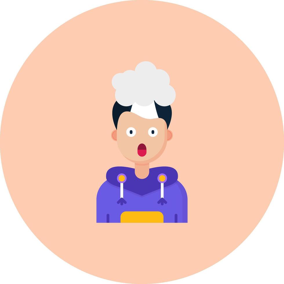 Exploding Flat Circle Icon vector