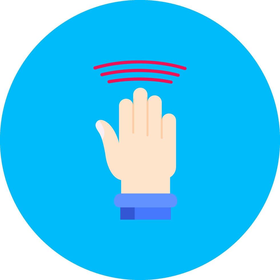 Drag Window Flat Circle Icon vector