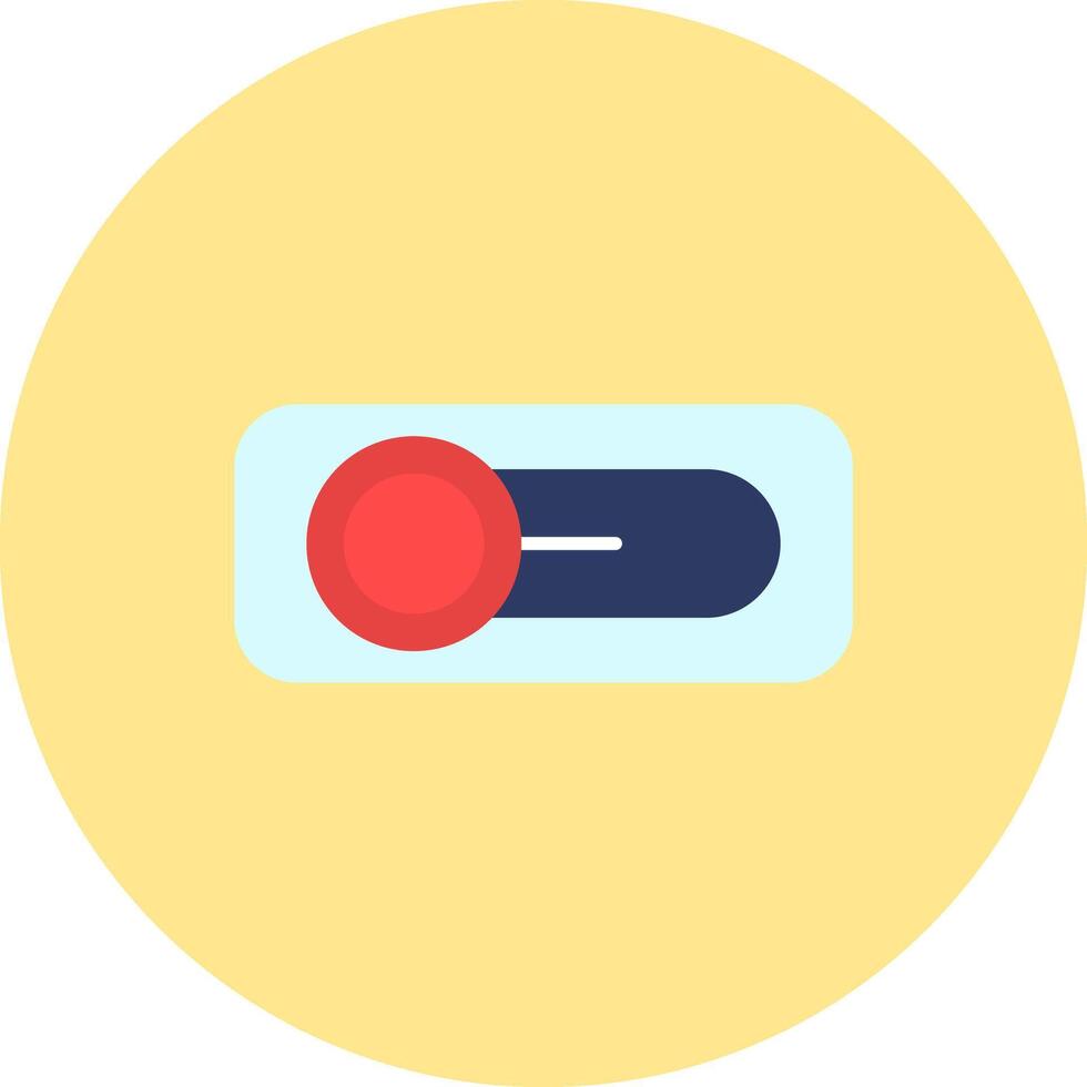 Switch Flat Circle Icon vector