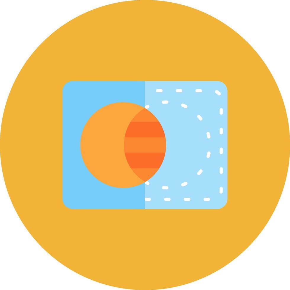 Opacity Flat Circle Icon vector