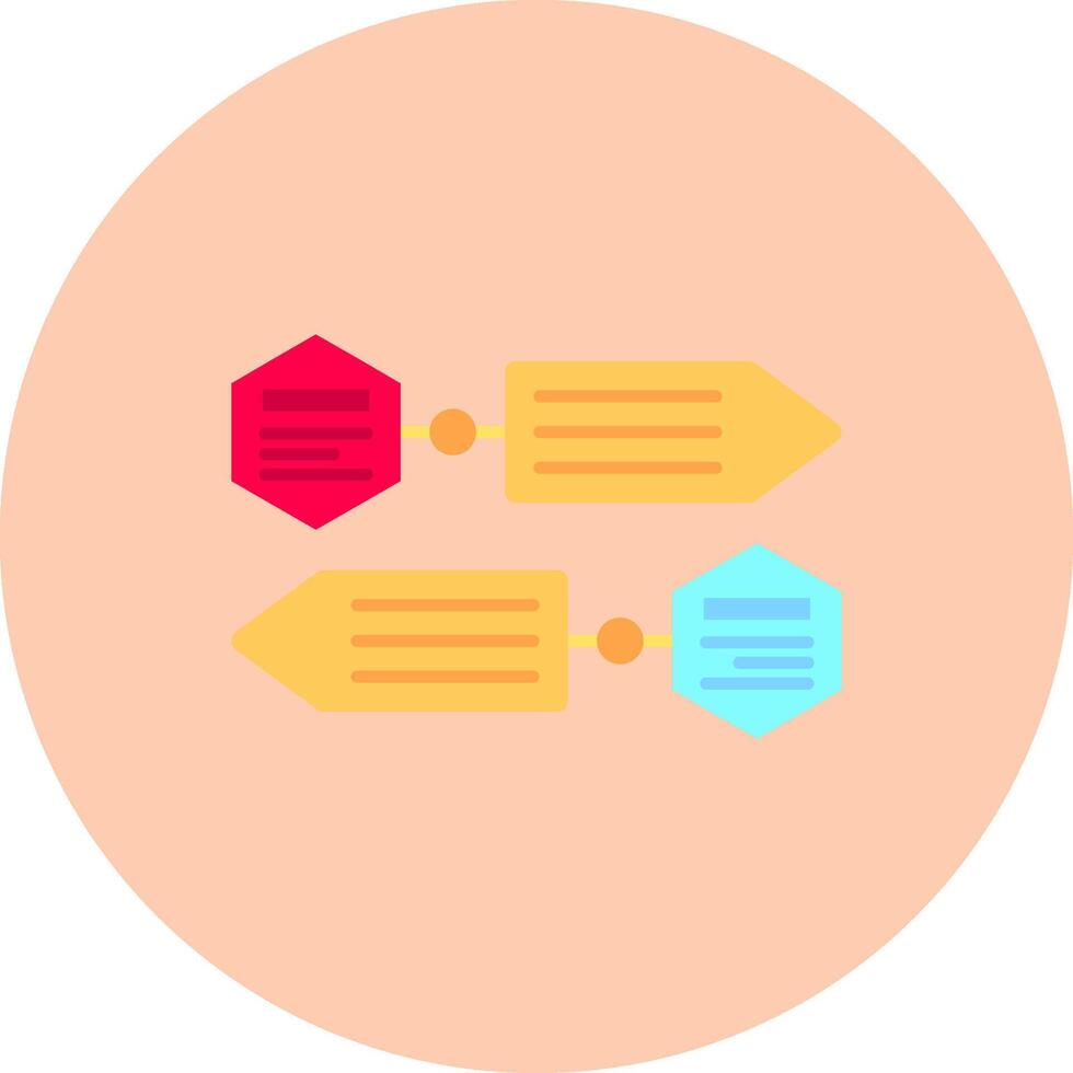 Infographic elements Flat Circle Icon vector