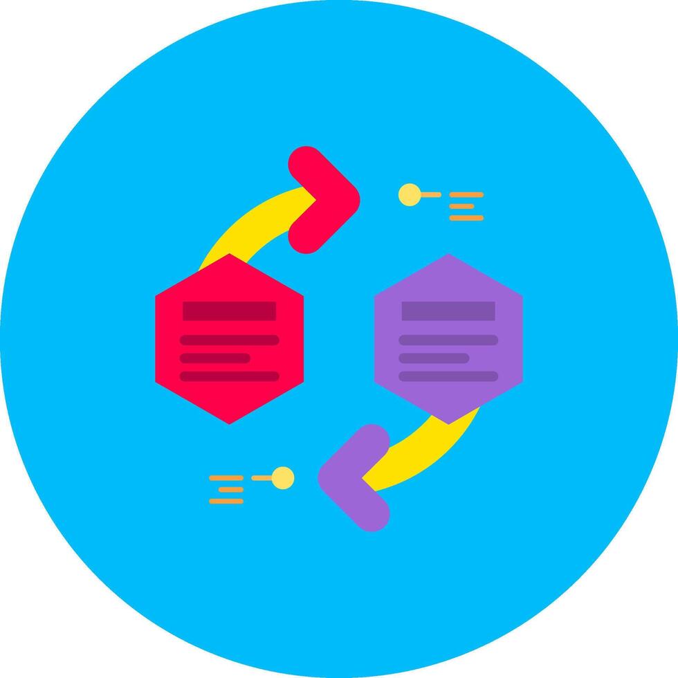 Infographic elements Flat Circle Icon vector