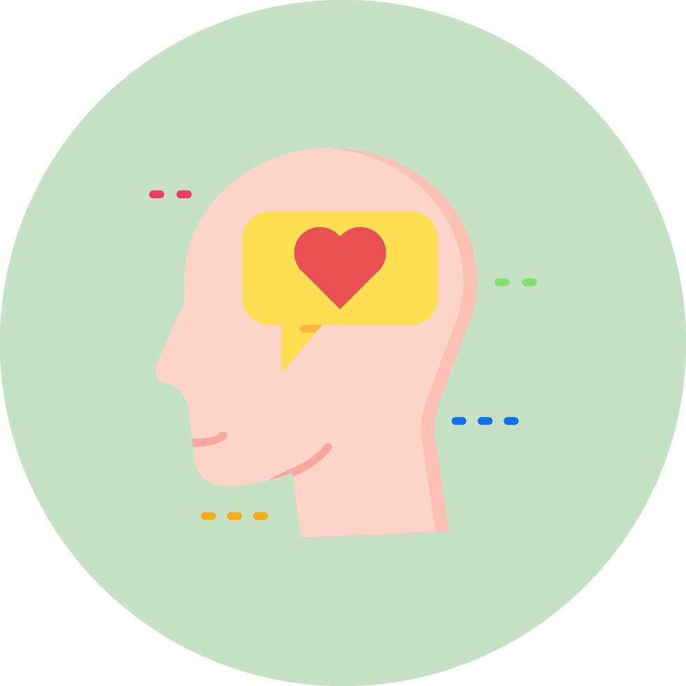 Dialog Flat Circle Icon vector