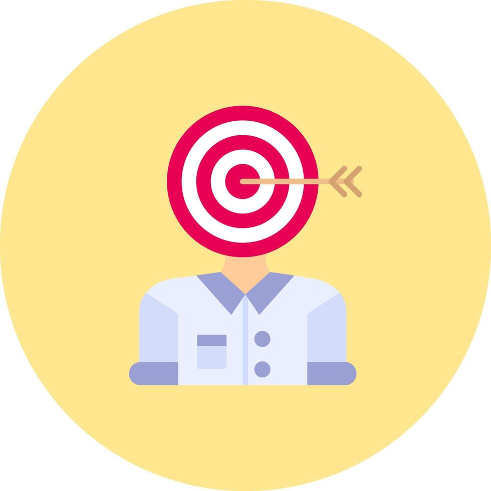 Audience Flat Circle Icon vector