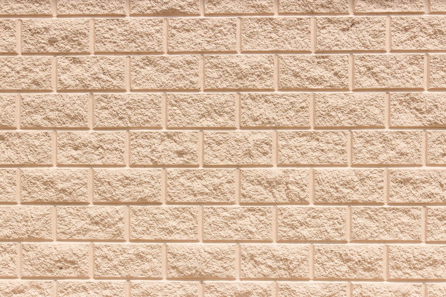 Orange brick wall pattern background for copy space and texture photo