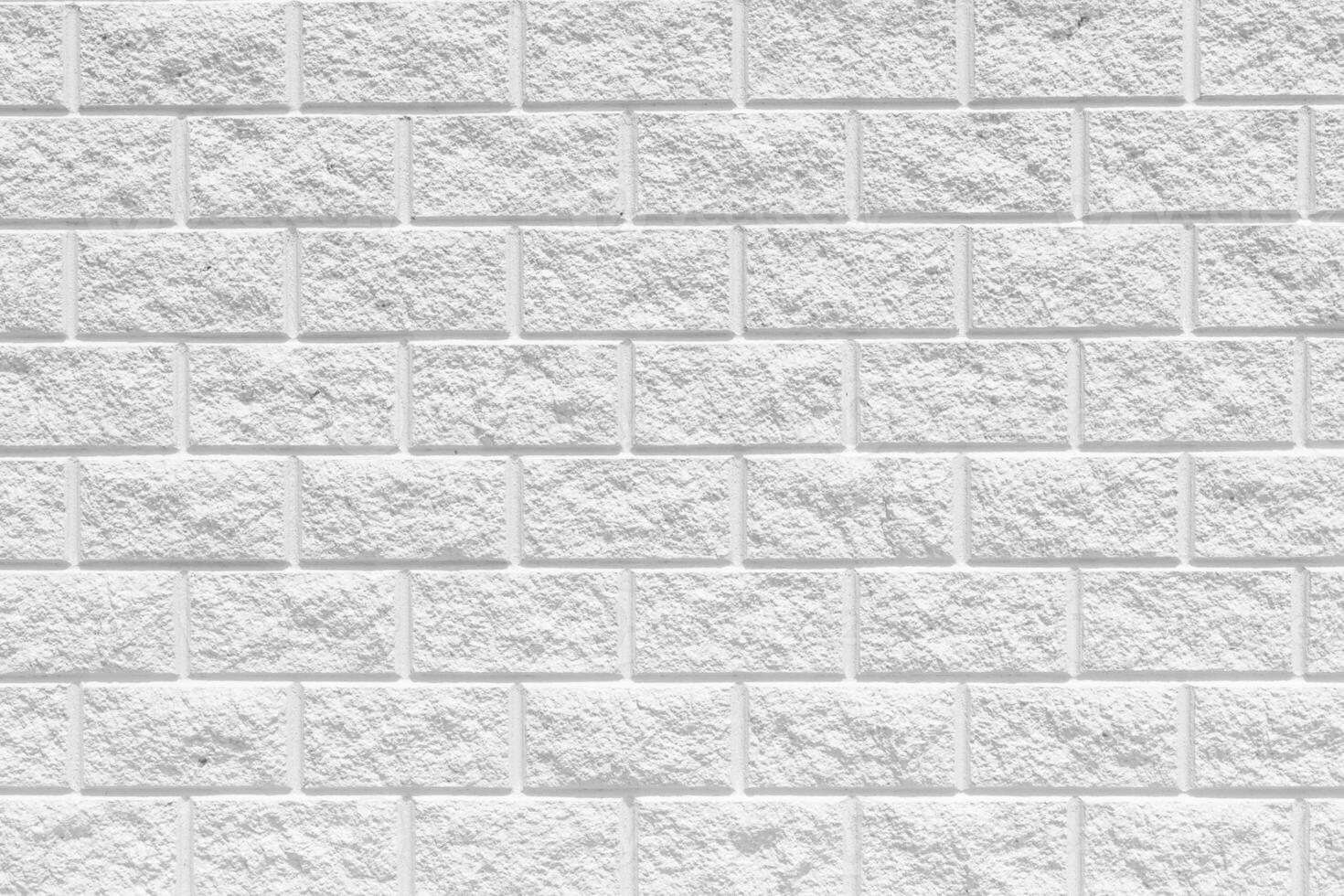 White brick wall pattern background for copy space and texture photo