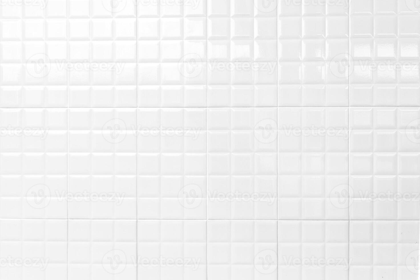 White ceramic tiles wall for background and used interior design photo