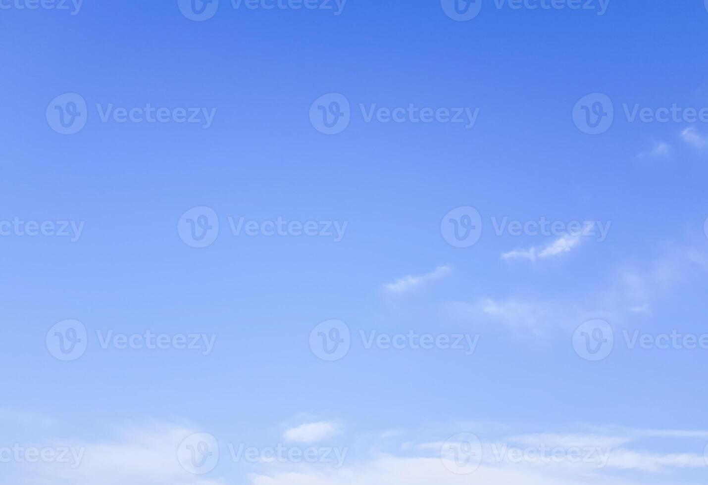 Clear blue sky and white cloud nature color in summer use for wallpaper texture and background photo