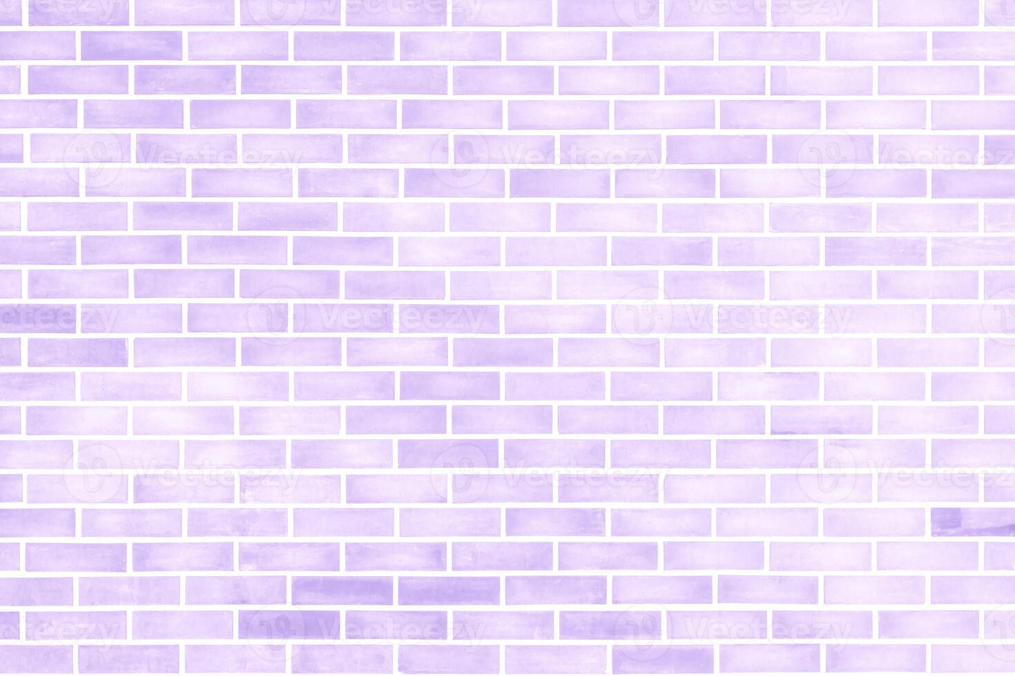 Light Purple color brick of wall background and pattern texture for background copy space in decoration of room in home photo