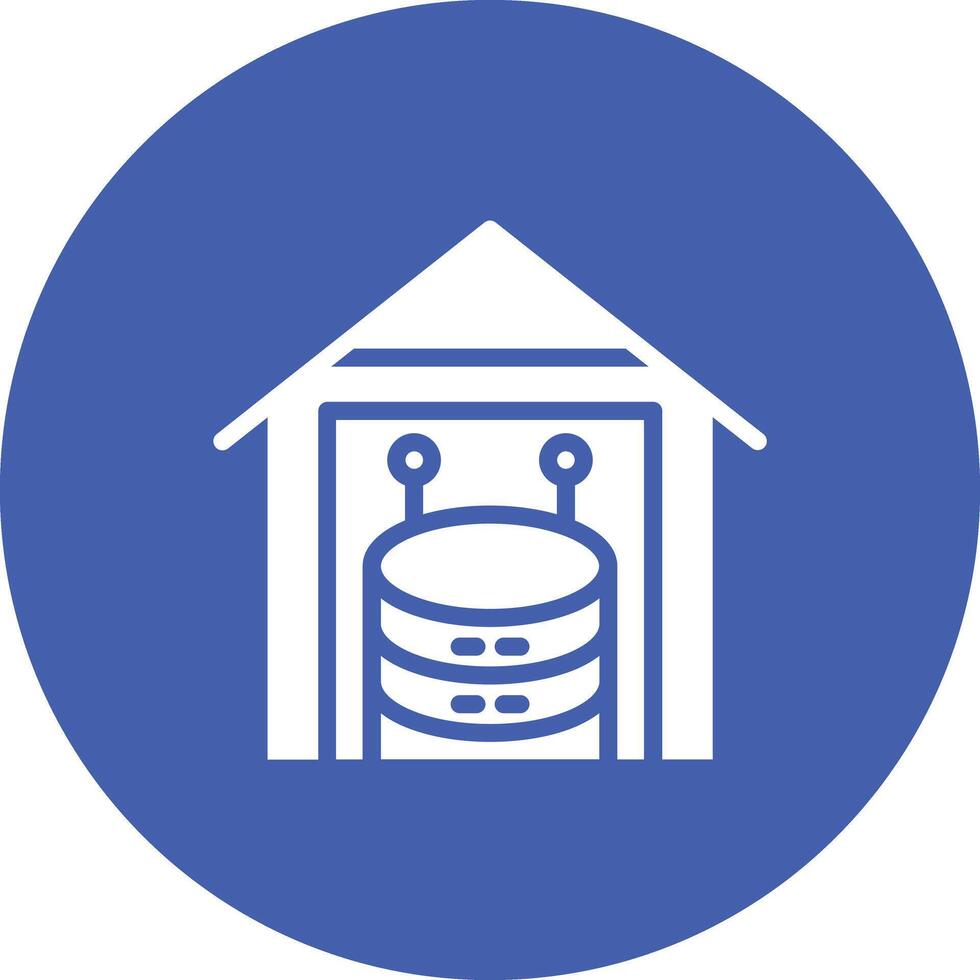 Data Warehouse Vector Icon