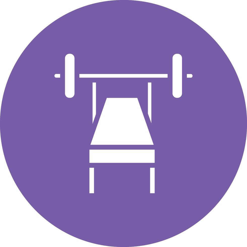 Bench Press Vector Icon