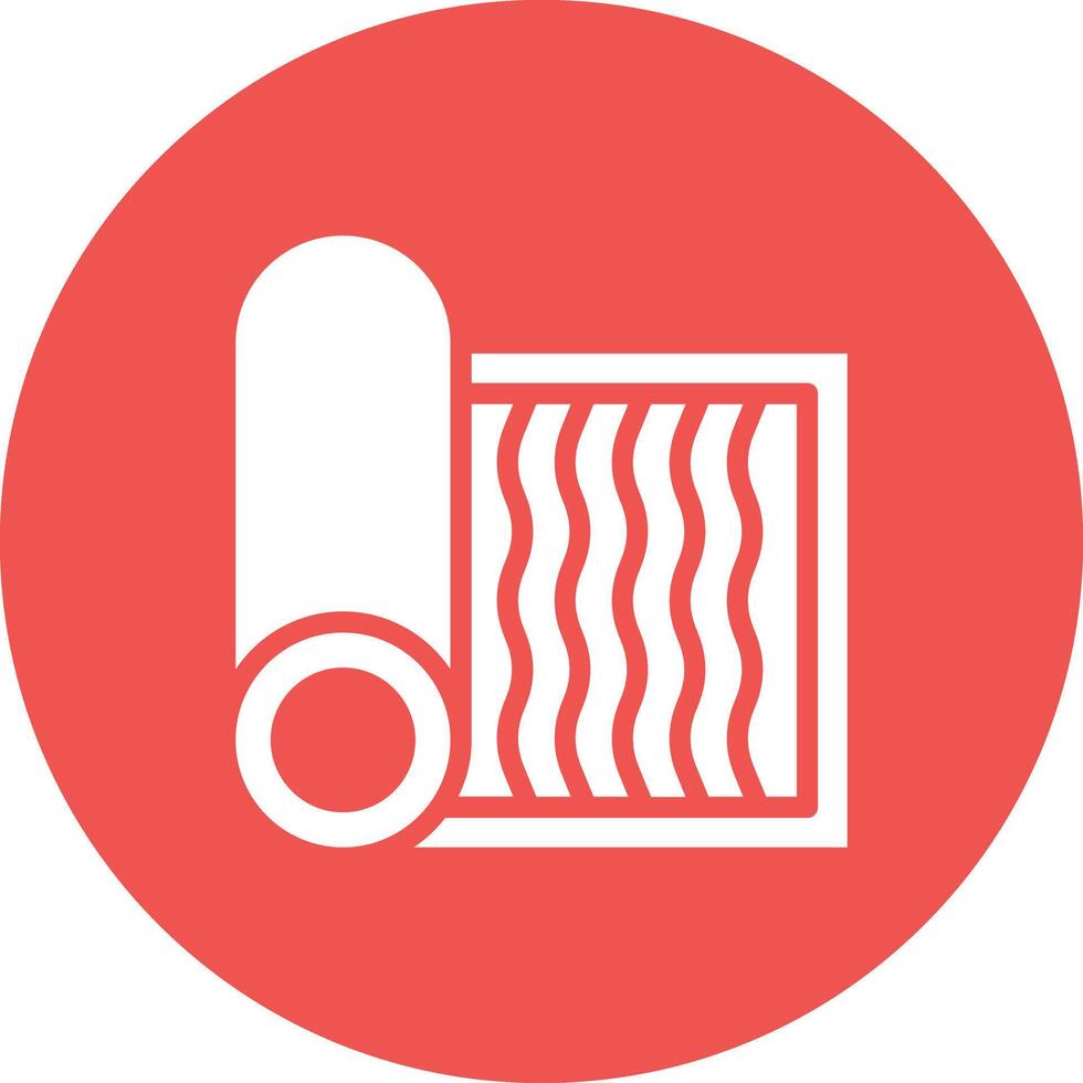 Gym Carpet Vector Icon
